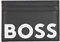 BOSS Hommes Big BC S card Porte-cartes en cuir grainé à logo contrastant