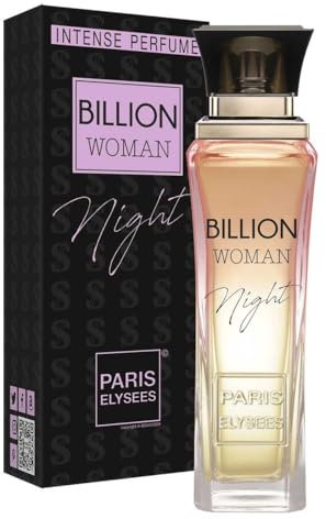 PARIS ELYSEES - Billion Woman Night - Eau de Toilette für damen- Fruchtig & Blumig - Kalabrische Bergamotte, Schwarze Johannisbeerknospe, Litschi & Himbeere - Parfüm frauen - 100 ml