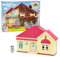 Bluey – Family House Playset, Casita de Juguete del Perrito, Cierra para Guardar Todo y asa para Jugar y Llevarla Todos Lados, Muebles y Accesorios y Una Figura articulada, Famosa (Bly04000)