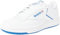 Reebok Men Club C 85 Sneaker, FTWR White/FTWR White/Vector Blue, 4.5