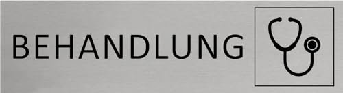 CombiCraft Aluminium Türschild Behandlung 165x45mm