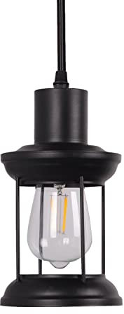 AIRTWESD E27 Metal Vintage Hängeleuchte Deckenleuchte Leuchten Retro Industrielle Lampen Antike Beleuchtung Anhänger Pendelleuchte Hängelampe (ohne Glühbirne)