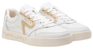 Replay Damen Sneaker aus Leder, Elfenbein (Tofu Nude 3374), 39
