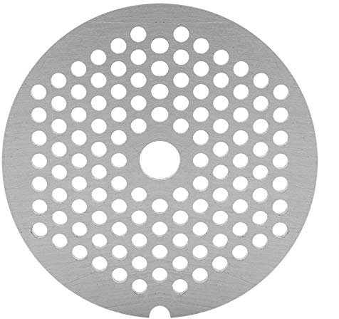 Meat Grinder Crusher Mincer Plate Disc Knife Carbon Steel Material, Strong andDishwasher Safe Quick Meat Mincing (Small Round Hole 3mm)