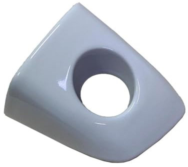 Poignée Porte Avant Gauche Trou De Clé Couvercle Verrouillage Garniture Pour A-udi Pour Allroad Pour Quattro Pour Avant 2011 – 2016 4H1837879 (Color : Ibis White)