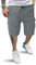 HMIYA Kurze Hosen Herren Cargo Shorts Baumwolle Bermuda Shorts Sommer Cargohose Herren kurz mit Taschen