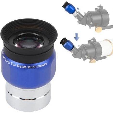 1,25-Zoll-Teleskopokular, Mehrfach Beschichtete Optische Linse, 63 Grad Abgewinkeltes Spektiv, Sturzsicher, 14-mm-Okularset für Vogelbeobachtung, Wildtiere, Landschaft und Jagd
