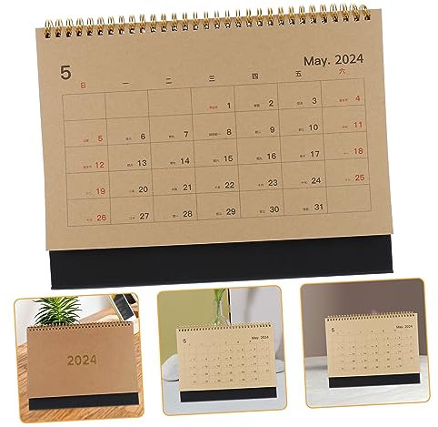 SEWACC Standkalender Monatskalender Stehkalender für den täglichen Gebrauch büroartikel bürobedarf planzenklemme Kalender-Tischdekorationen Mini-Kalender für den täglichen Gebrauch Papier