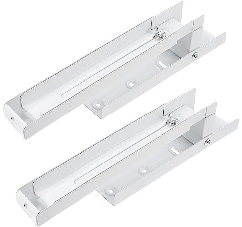 PRETYZOOM 2piezas Soporte Para Horno Microondas Plegable Blanco Para Montaje Pared Cocina Estante De Microondas