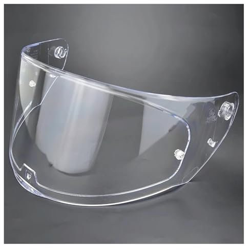 Generico Visiere per Casco, Accessori for Moto Ricambi Vetro for Visiera Casco LS2 FF353 320 800 Lente for Moto Casco Shields(Transparent)