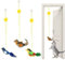 Katzenspielzeug Türrahmen, 3 Stück Katzenspielzeug Selbstbeschäftigung, Fliegender Vogel Katzenspielzeug, Vogel Spielzeug Katze, Flapping Bird Cat Toy