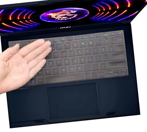i-Tensodo Keyboard Cover Skin for 14 MSI Stealth 14 Studio A13VF A13VE, Stealth 14 AI Studio A1VEG A1VFG A1VGG, Cyborg 14 AI A13VX-TPU