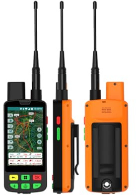 Canidog GPS Hound Tracker eSEEK, Localizador GPS para Perros con Mando, Alcance Ilimitado, Pantalla Táctil, Mapas Topográficos y Satélite.