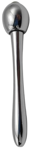 HOMSFOU Augencreme Stift Augenmassagegerät aus Zinklegierung Silber Waschbar für Augencreme Feuchtigkeitscreme und Flüssiges Make Up Hautpflege