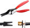 Toolwiz Automobile Hose Remover Pliers, Auto Fuel, and Vacuum Line Tube Hose Remover, Separator Pliers Pipe Repairing Tool