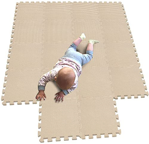 MQIAOHAM® 18 Stücke baby puzzelmatten für babys spielmatte kinder puzzlematte teppich G301018-110
