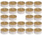 MIK funshopping Teelichter 24er-Set mit Glitzer bestreut (Goldfarben)