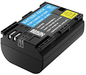Newell Li-Ion Akku | LP-E6N | Zweit- oder Ersatz-Akku für Canon EOS Kamera| 0,09 kg | 7,4V 2200 mAh