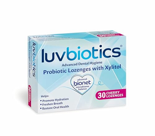 Luvbiotics Erweiterte Zahnhygiene mit Probiotika Kirsche Lutschtabletten…