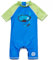 BONVERANO Costume Bagno Bambini UPF 50+ Protezione Solare Chiusura Zip (Blu, 3-6 Mesi)