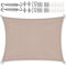 GUOGAI Rectangle shade sail 3x5.5m Anti-UV Rectangle Sun Shade Canopy With metal accessories for Patio Gaden Yard Pergola, Light Brown