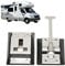 T-Style Entry Door Catches,316 Stainless Steel RV Door Holder Catch Latch,Heavy Duty Exterior Door Hold Hook and Keeper Hardware for RV Motorhome Campers Trailer Travel Baggage