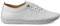 PAYMA - Zapatillas Deportivas Sneakers de Piel para Mujer. Flexibles y Cómodos. Zapatos Planos Casual. Cordones Elásticos. Gran Confort. Color: Blanco, Talla: EU 36