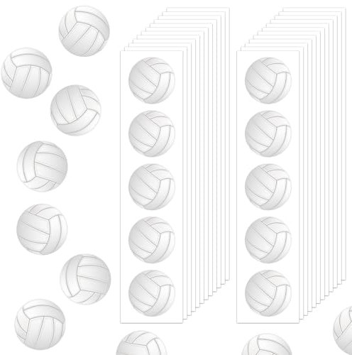 120 Stück Volleyball-Party-Sport-Aufkleber, Spiel-Dekoration, Vinyl-Wasserflaschen-Aufkleber, Jugendzimmer-Wanddekoration, Planer, Belohnung, Stolz, Aufkleber für Jungen und Mädchen
