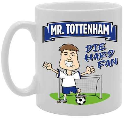 Coralgraph Inc MG5805 MR Tottenham DIE Hard Fan Novelty Gift Printed Tea Coffee Ceramic Mug