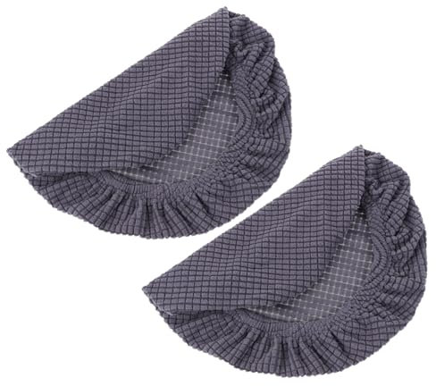 ABOOFAN 2stücke Stilvolle Stuhlhussen Tragbare Sitzbezüge Für Zuhause Esszimmerstuhlbezüge Runde Hocker Abdeckung Langlebig Gegen Flecken Und Abnutzung Platzsparend