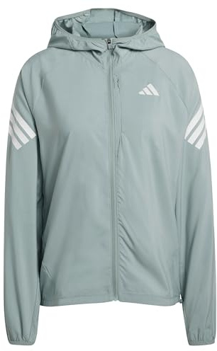 adidas Women's ADI365 Running Iconic Hooded Jacket, Wonder Sage, XXL