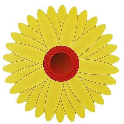 20 Fliegenfalle Fensteraufkleber | Klebrige Sonnenblume Insekt Käfer Fliegen Killer Fänger