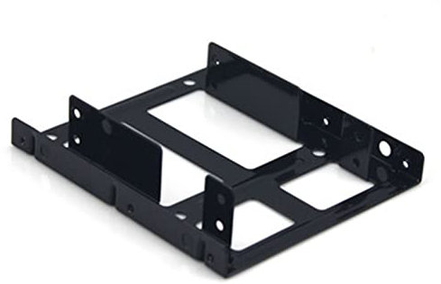 PEPWE Hard Drive Bracket 2.5 To 3.5 Hard Disk Shelf Double Layer Hard Disk Organise Rack Holder Stand Tray For Disk Mount Rack