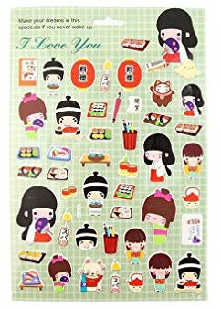 Lachineuse Sticker, japanische Passion, Japan Color