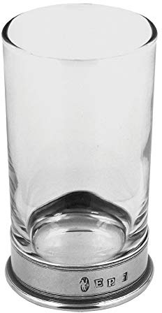 English Pewter Company Highball Spirit Glass with Pewter Base [VG003]