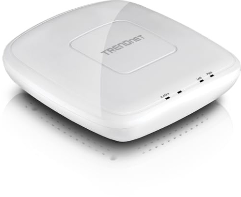 TRENDnet N300 Wireless PoE Access Point with Software Controller, Gigabit, AP, Client, 802.3af, NDAA & TAA Compliant,TEW-755AP