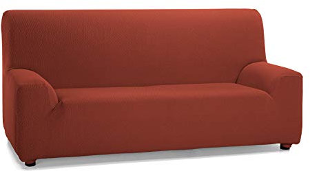 Martina Home Tunez, Copridivano elastico, Tela (50% poliestere, 45% cotone, 5% elastan), Piastrella, 3 Posti (180-240 cm larghezza)