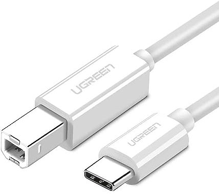 UGREEN Câble type C vers USB-B blanc 1,5 m 40417