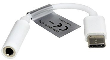 OTB Adaptador Audio USB de Tipo C (USB-C) 3,5 mm estéreo con Cable para Xiaomi Mi A2;