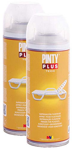 Pintyplus Tech - Espray de imprimación (plástico, 2 unidades), transparente