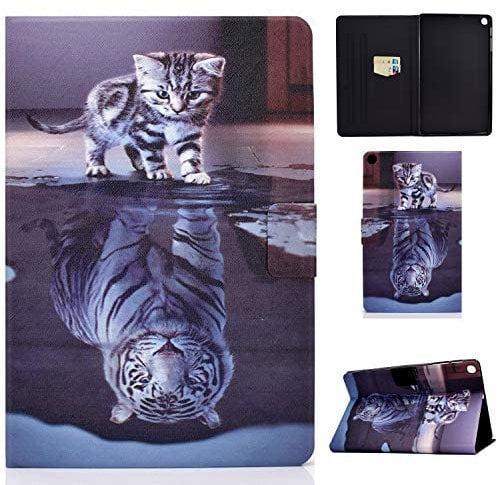 Succtop Schutzhülle für Galaxy Tab A 10.1 2019 T510/T515, PU-Leder, Flip Standfunktion, Schutzhülle für Galaxy Tab A 10.1 T510, Kartenschlitz, Schutzhülle für Samsung Galaxy Tab A 10.1 2019