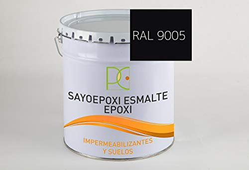 PINTURA EPOXI 2 COMP. PARA SUELOS COLOR NEGRO 6 KG (4 kg. base + 2 kg. catalizador)