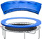 NONMON Trampolin Randabdeckung 244 cm, 30cm breit Federabdeckung für Gartentrampolin, reißfest UV-beständig Randschutz Trampolinzubehör Standardgröße - Blau