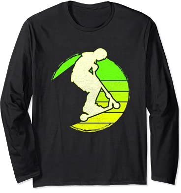 Vintage Retro Stunt Scooter Roller Tretroller Trickscooter Langarmshirt