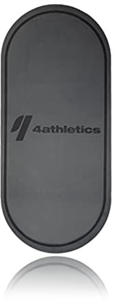 4athletics CrossHero JumpMat Tapis de sport ovale pour saut à la corde, yoga et entraînement 8 mm d'épaisseur Antidérapant Tapis de yoga Tapis de fitness Avec corde de transport