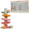 Little Dutch RUBO Toys 2007439 Marble Run with Rattle Balls Bath Toy Pink