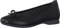 Jana Damen Ballerinas aus Kunstleder Elegant Weite H Mehrweite, Schwarz (Black 1), 38 EU