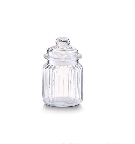 Vorratsglas 0,25 L Nostalgie Vorratsgefäß geriffelt Retroglas neuetischkultur