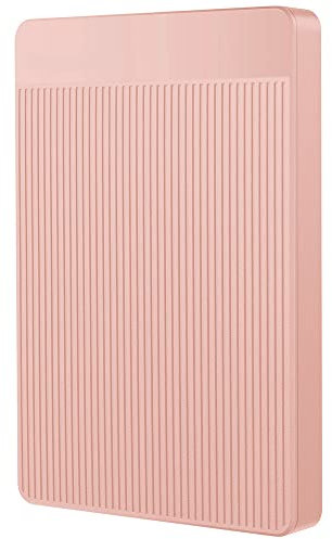 Disco rigido esterno Hdd 2 TB, 1 TB, 500 GB, 320 GB, USB 3.0, per PC, desktop, MacBook, laptop, PS4, Xbox, Smart Tv (1 TB, rosa)