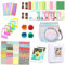 Leebotree Instantané Caméra Accessoires Compatible avec Instax Mini 12 Appareil Photo, Le Package Comprend Housse de Caméra,Album, Cadres, Autocollant de Bord and Coin (Argent Magique)